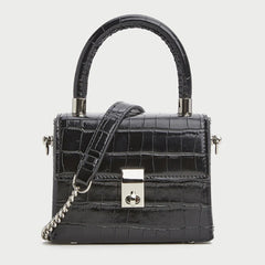 Crocodile Pattern Small Square Bag Single Shoulder Messenger Bag