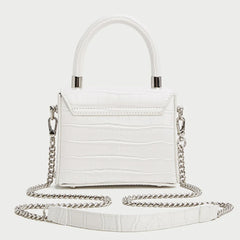 Crocodile Pattern Small Square Bag Single Shoulder Messenger Bag
