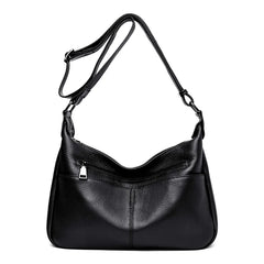 Soft Leather Handbag High Cow Leather Crossbody Bag for Women Large