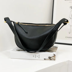 Soft Leather Handbags Solid Shoulder Crossbody Bag for Women