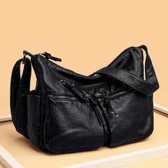 Soft Leather Shoulder Bags for Women Large Capacity Handbags