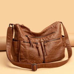 Soft Leather Shoulder Bags for Women Large Capacity Handbags