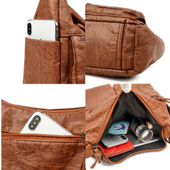 Soft Leather Shoulder Bags for Women Large Capacity Handbags