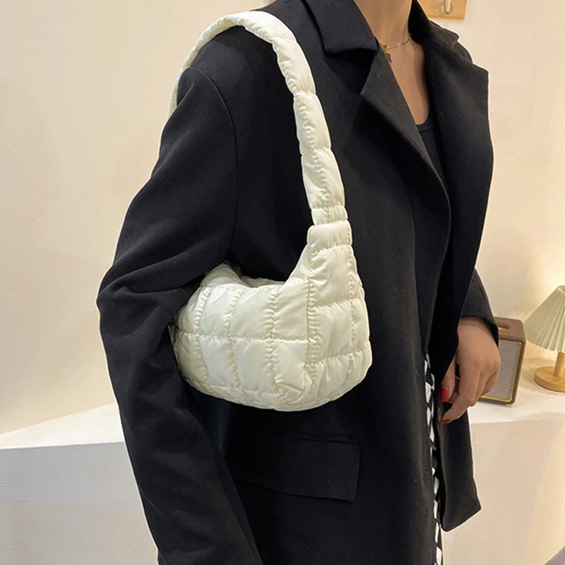 Women's Space Cotton Handbag - Small Shoulder Bag