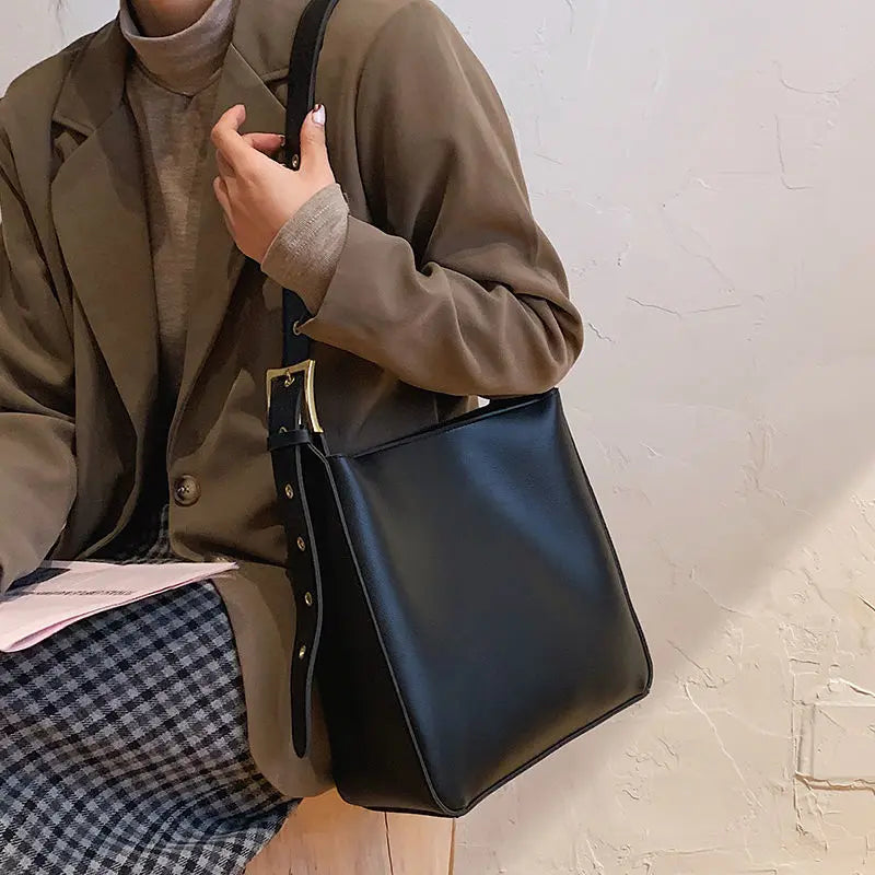 Women's Shoulder Bag PU Leather Crossbody Handbag Tote Bolsa