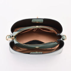 Tassel Bucket Crossbody Bag Soft Leather Vintage Tote