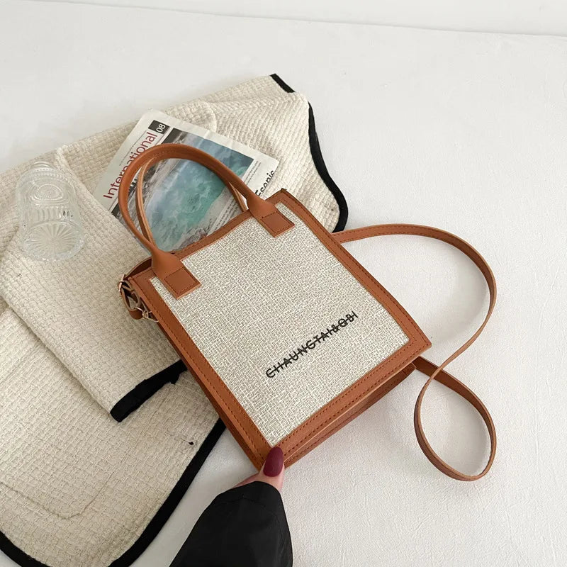 Summer Shoulder Bags Women Crossbody Handbags PU Leather Tote Bag