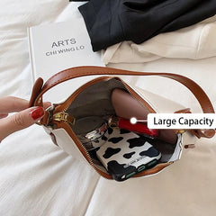 Women's PU Leather Half-moon Armpit Shoulder Bag