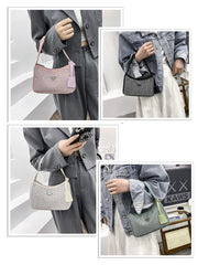 Rhinestone Shoulder Bag Women Bling Handbag
