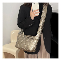 Women Nylon Crossbody Bag Flap Messenger Bag Versatile