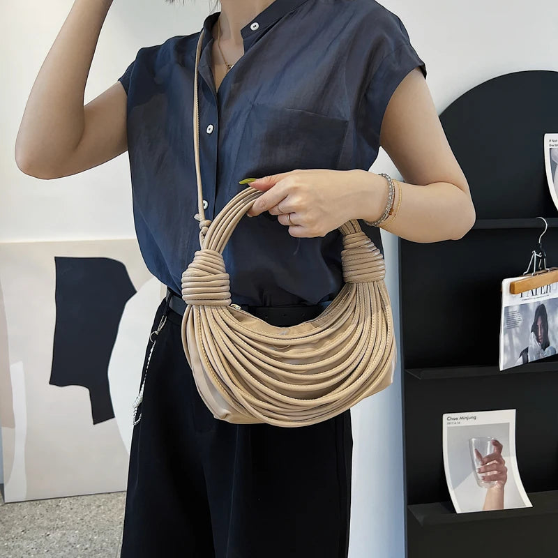 Summer Mini Crossbody Bags Handbag Noodle Shoulder Bag Purse