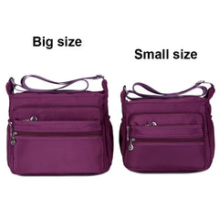 Women's Waterproof Nylon Messenger Bag