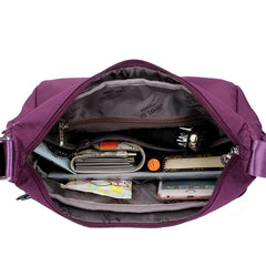 Women's Waterproof Nylon Messenger Bag