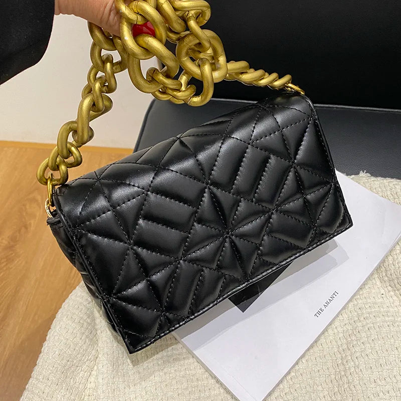 Women Messenger Bag Ladies Chain Shoulder Bag Armpit Bags