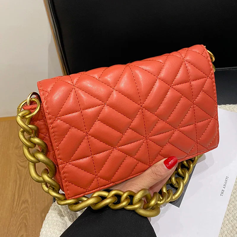 Women Messenger Bag Ladies Chain Shoulder Bag Armpit Bags