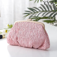 Women Silk Clutch Bag Evening Bag Satin Wedding Party Mini Wallet