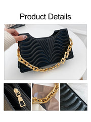 Women's PU Leather Shoulder Bag Rhombus Tote Top handle bags