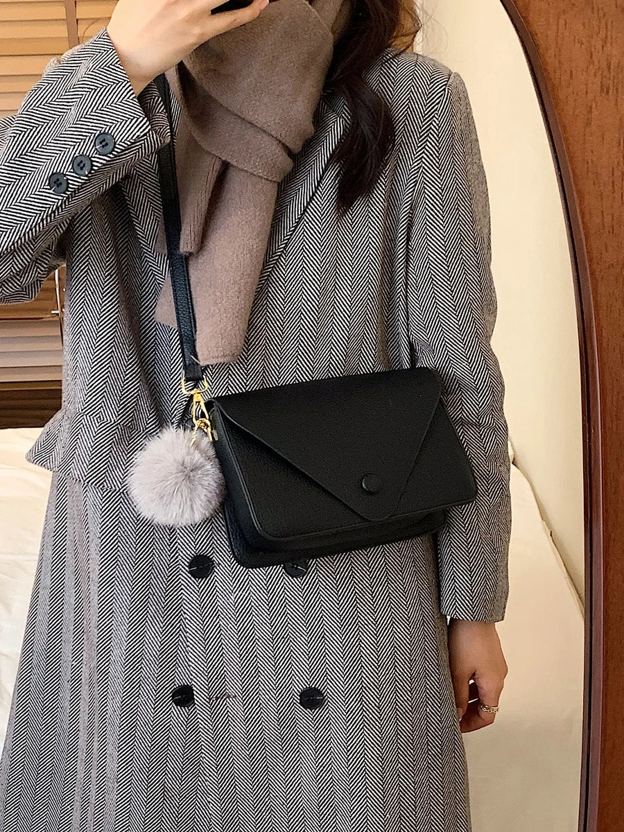 Women's Crossbody Bag Texture Pu Leather Single Shoulder Bags