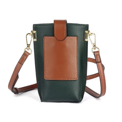 Women's Leather Shoulder Bag Soft Crossbody Phone Bag