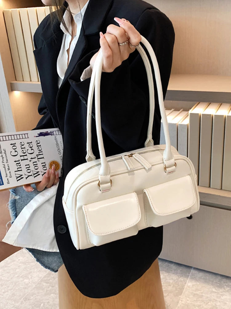 Women's Hobo Bag Patent Leather Underarm Tote Bag Purses