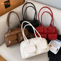Women's Hobo Bag Patent Leather Underarm Tote Bag Purses