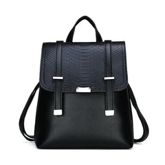 2022 Ladies Backpack Snake Pattern Bag Multifunctional Student Schoolbag