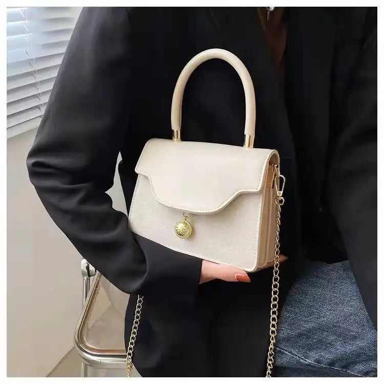 Frosted Texture Retro Handbag Single Shoulder Messenger Bag