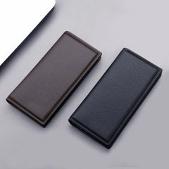 Lychee Pattern Long Wallet Large Capacity Multi-functional Money Pouch
