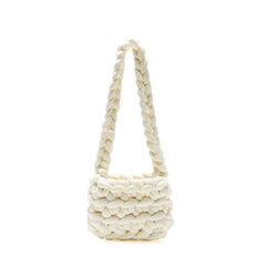 Handwoven Cotton Shoulder Bag Eco Friendly Women Crossbody Tote
