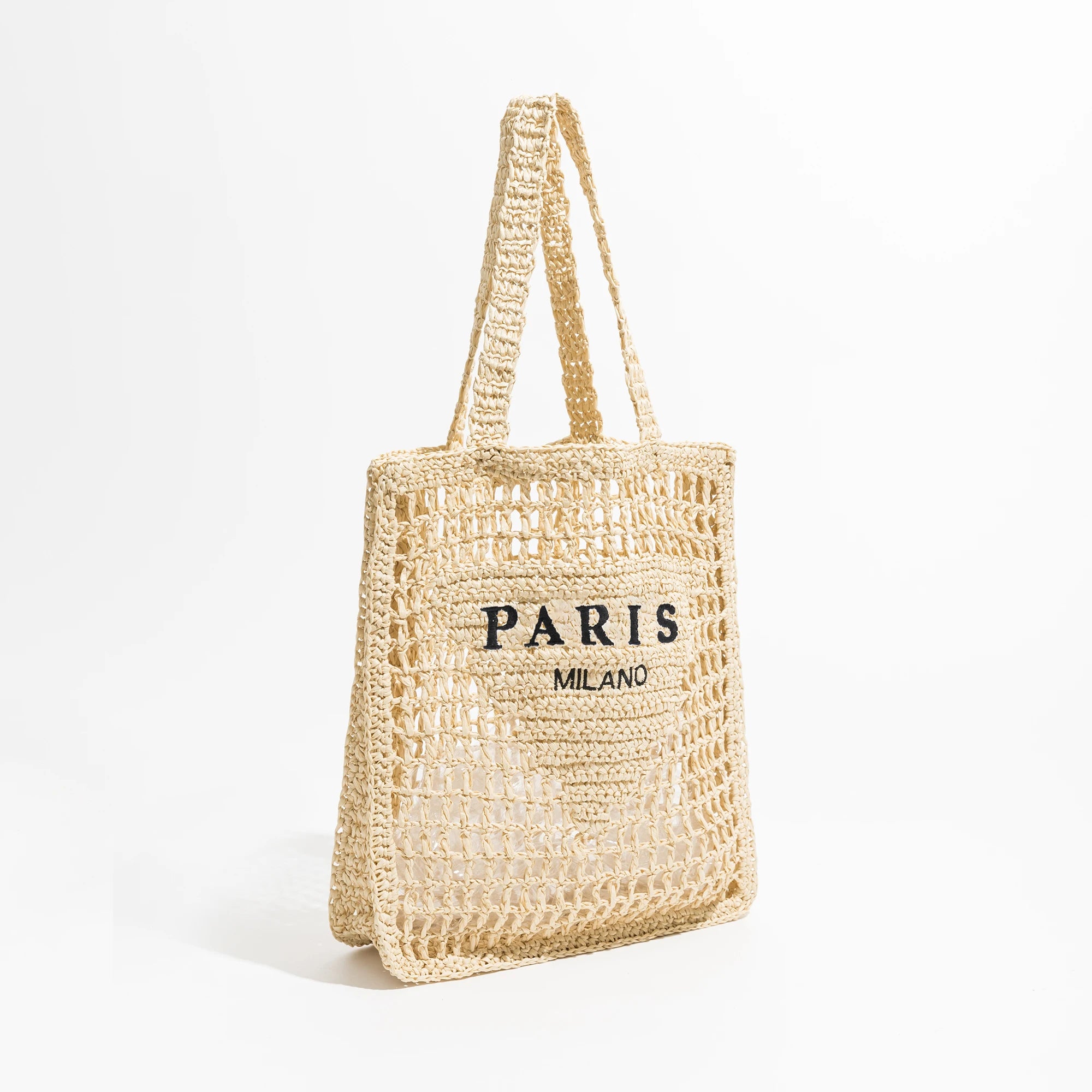 Summer Beach Straw Bag Women Shoulder Handwoven Tote Bag