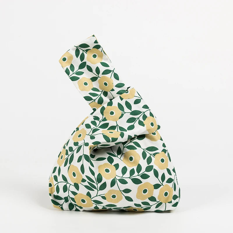 Japanese Knot Shopper Pouch Eco Friendly Foldable Reusable Handbag