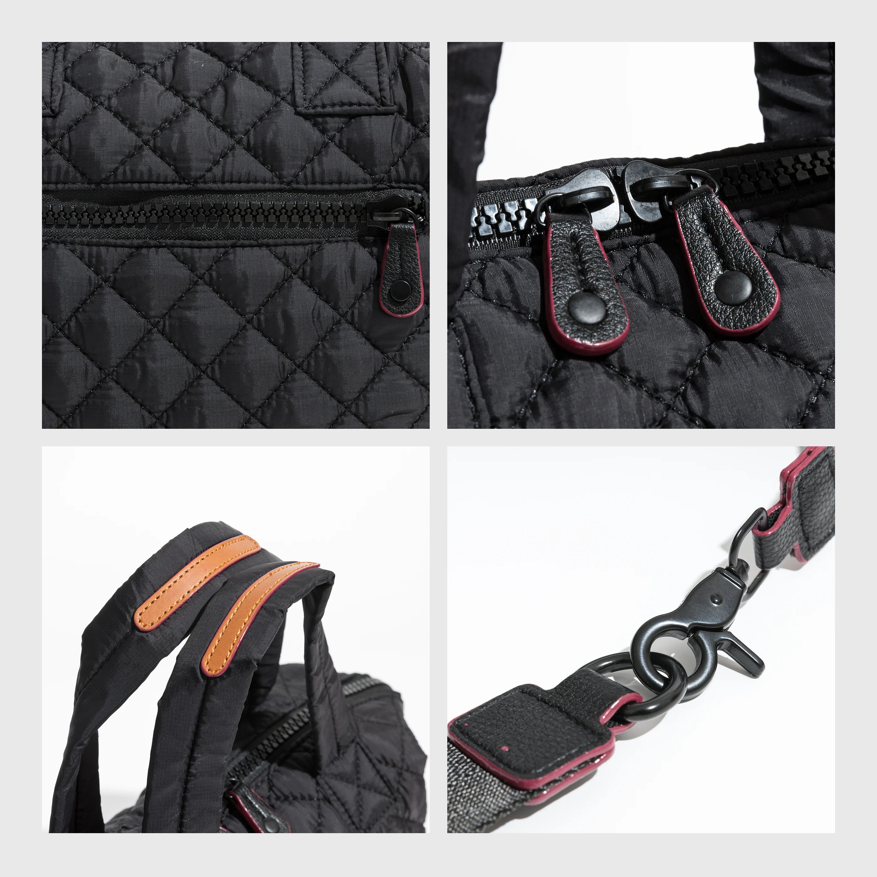 Quilted Tote Bags Women Padded Handbags Shoulder Bag Crossbody Bag