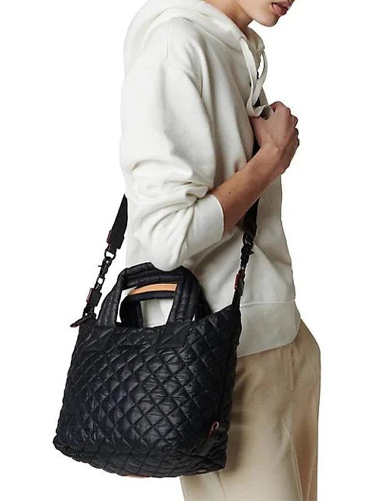 Quilted Tote Bags Women Padded Handbags Shoulder Bag Crossbody Bag