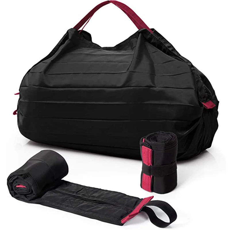 Compact Reusable Grocery Bags Lightweight Foldable Tote Waterproof Eco-Friendly