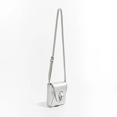 Small PU Leather Phone Bag Women Mini Saddle Crossbody Bag