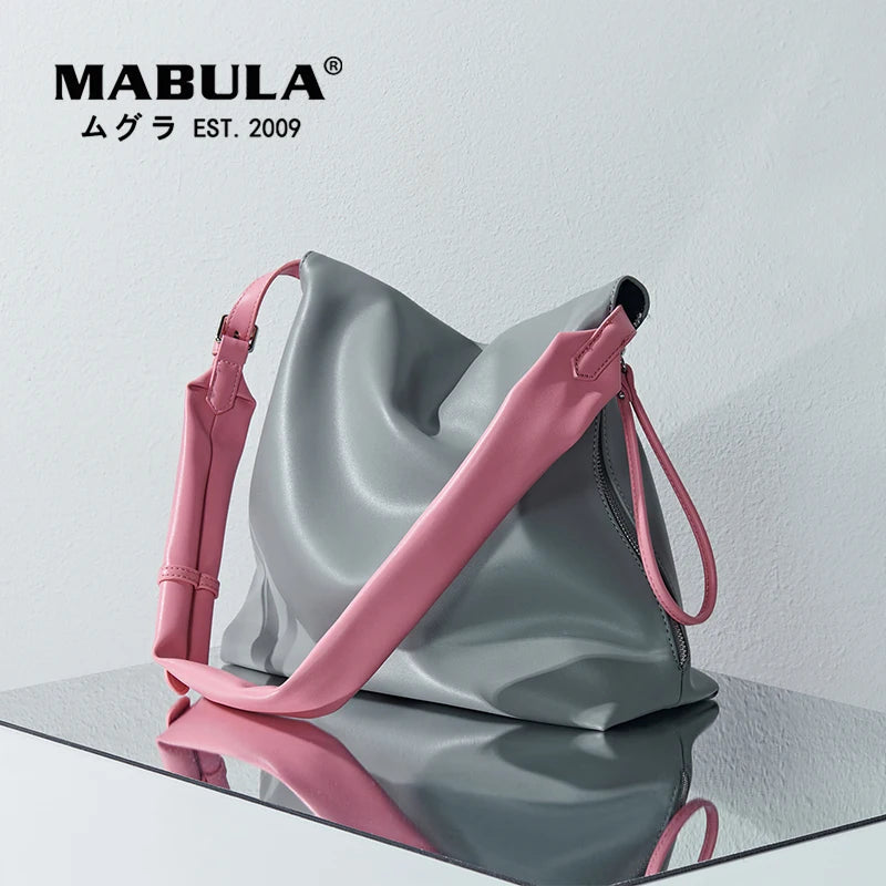 Soft Leather Square Women Shoulder Bags Tote Handbags Female Large Bag