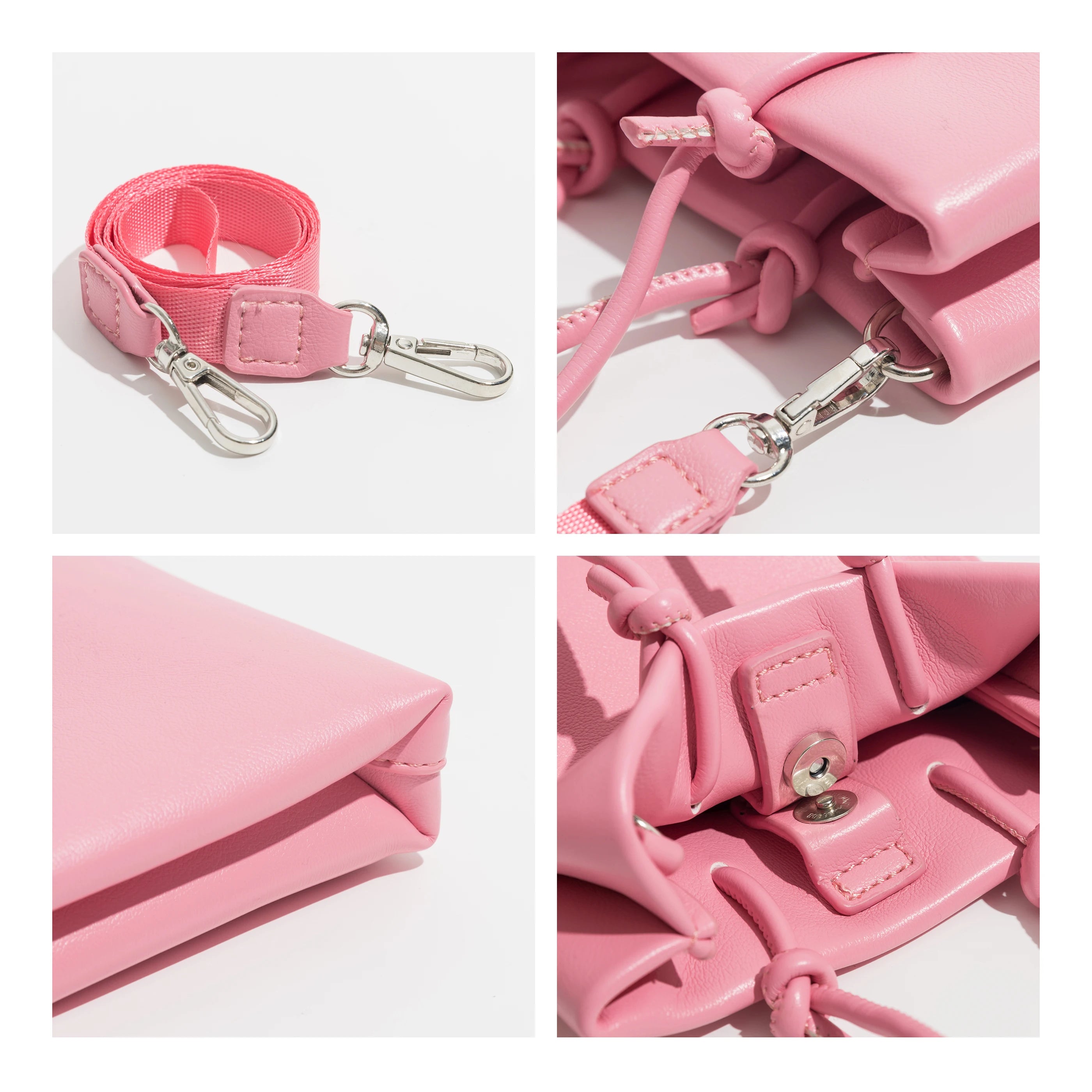 Soft Leather Women Shoulder Bag Top Handle Handbag Solid Phone Purse Small Totes