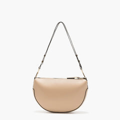 Half Moon Small Tote Bag PU Leather Women Shoulder Purse