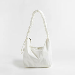 Casual Hobo Crossbody Bag Women Ruched Shoulder Handbag