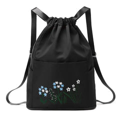 Women's Drawstring Backpack Multifunction Portable