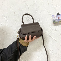 Pink Leather Handbag Crossbody Wallet All-match
