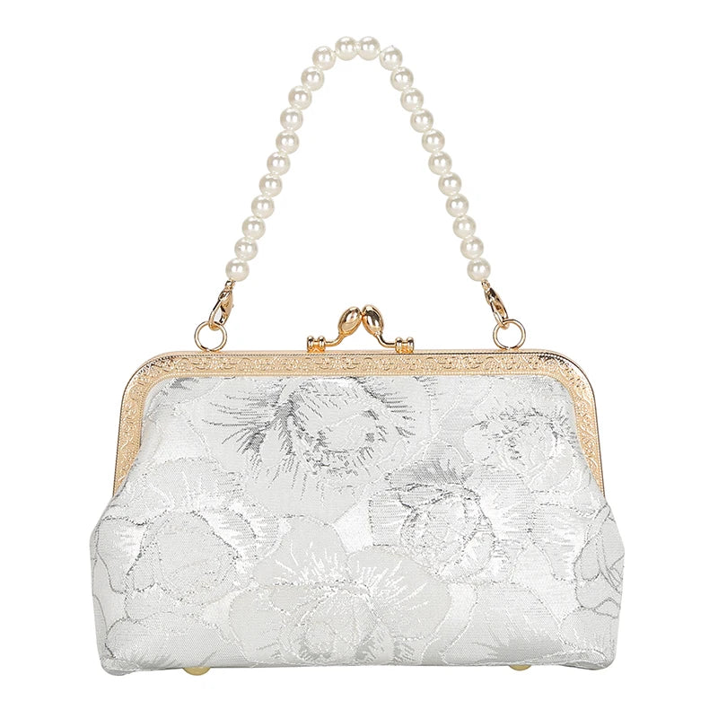 Chinese Style Floral Pattern Evening Bag for Phone