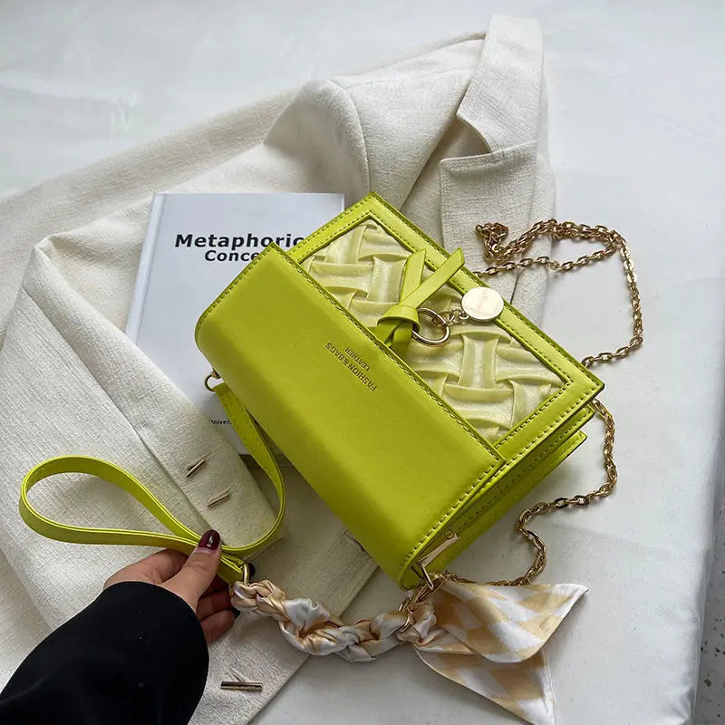 MBTI Winter Casual PU Leather Shoulder Bag for Women