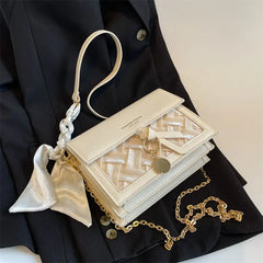 MBTI Winter Casual PU Leather Shoulder Bag for Women