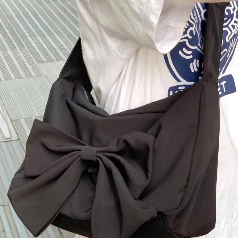 Korean Bow Shoulder Bag for Women