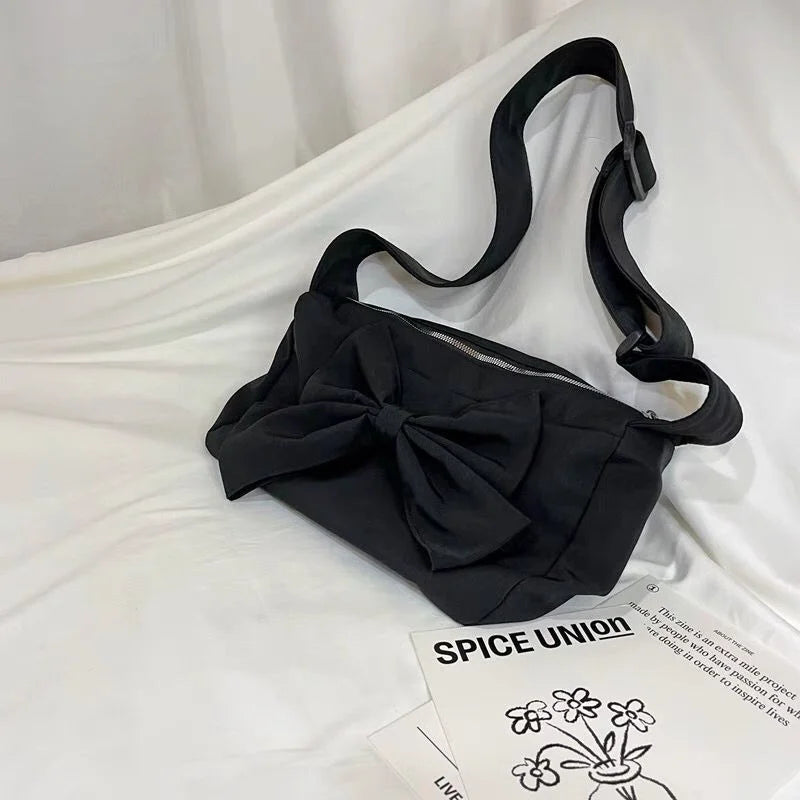 Korean Bow Shoulder Bag for Women