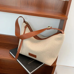 Canvas Shoulder Bag Female Tote Handbags Large Capacity Shopping Bags