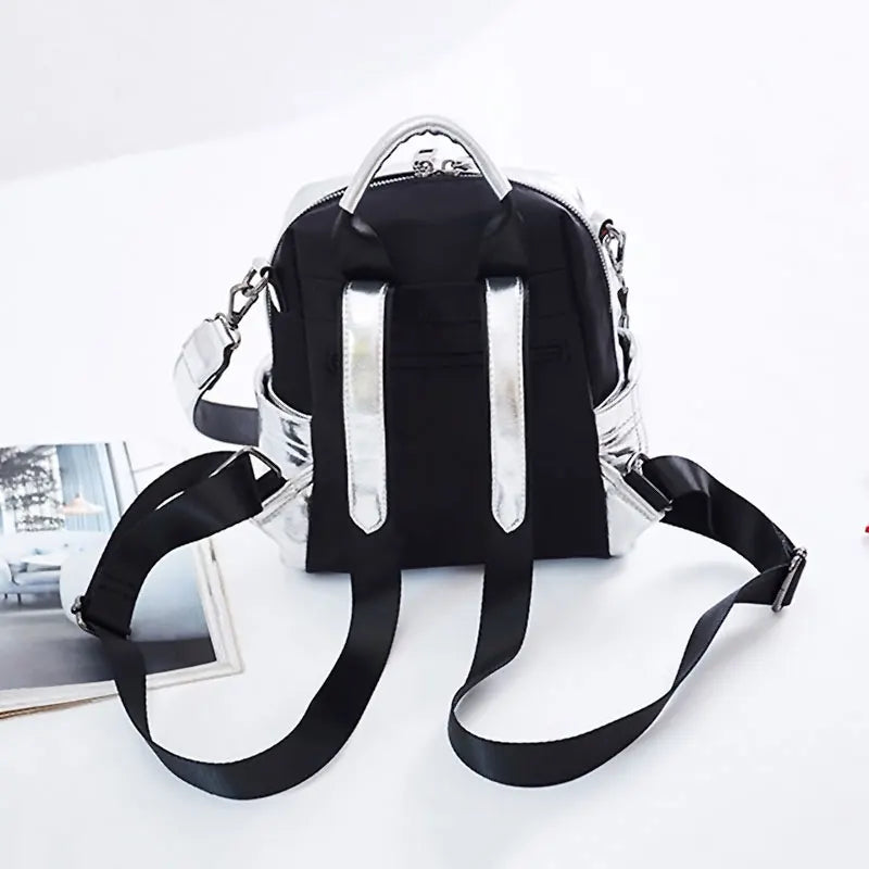 Glitter Backpack Women Shoulder Bag Teenage Girls School Bag
