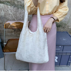 Floral Lace Canvas Shopper Tote Bag Shoulder Bags Large Capacity