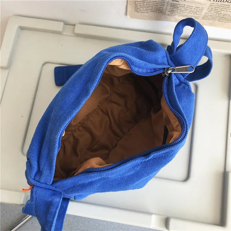 Vintage Canvas Shoulder Bag Crossbody Handbag